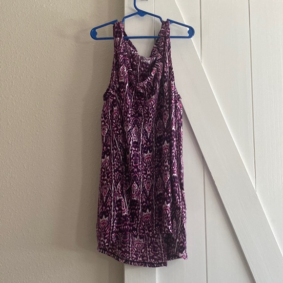 Purple Magenta Printed Tank New Directions - Picture 2 of 3